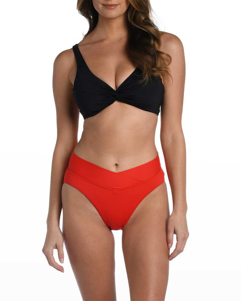 Twist-Front Bikini Top